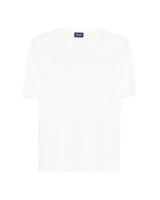 Drumohr White T-Shirt for men