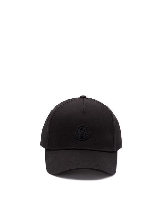 Moncler Black Baseball Cap