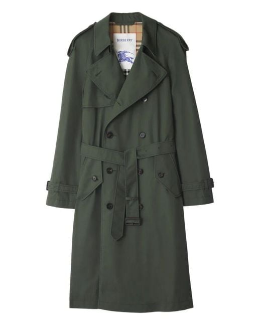 Burberry - Man - Green - Trench Coat