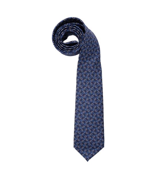 Gucci Blue `morsie 7.0` Tie for men