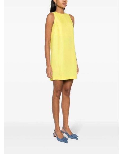 Twin Set Yellow Straight Short Dress