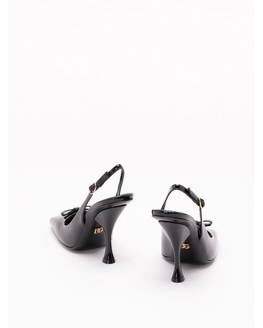 Dolce & Gabbana Black Slingback