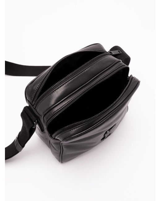 Saint Laurent Black 'Niki Cube' Crossbody Bag for men