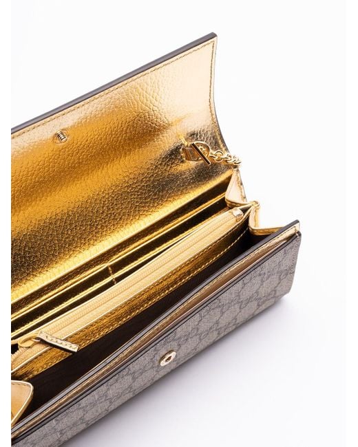 Petite marmont leather continental wallet discount
