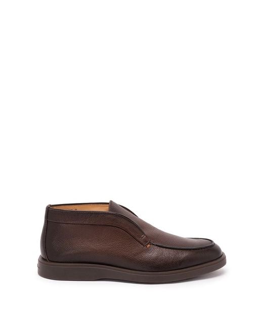 Santoni Brown 'Dragon' Lace Up for men