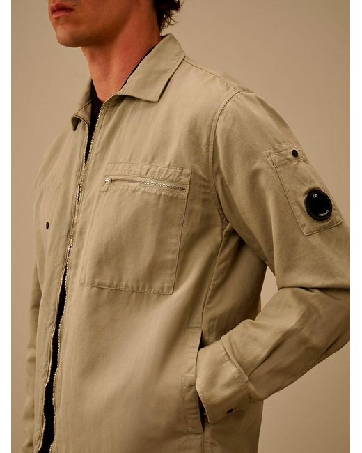 C P Company Gray Overshirt for men