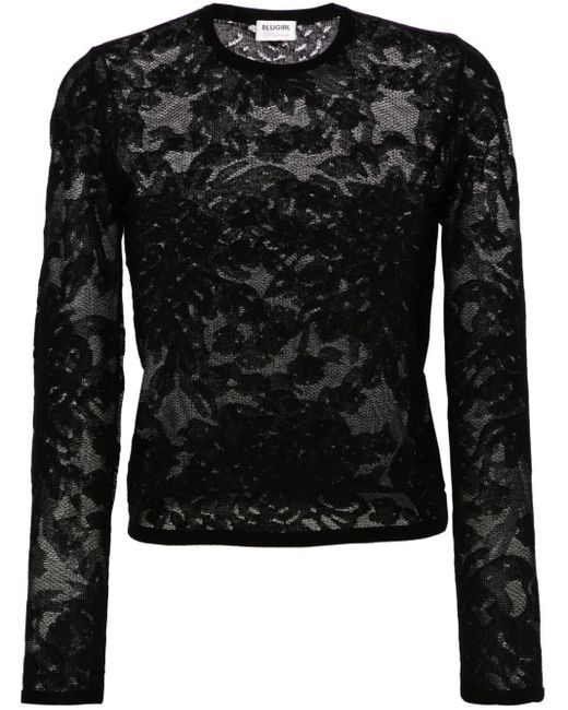 Blugirl Blumarine Black Sweater
