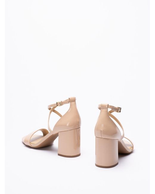 Michael Kors Pink `Sophie` Mid-Heel Sandals