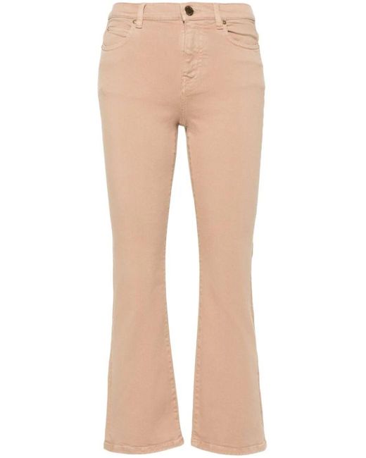 Pinko Natural Brenda Mid-rise Bootcut Jeans