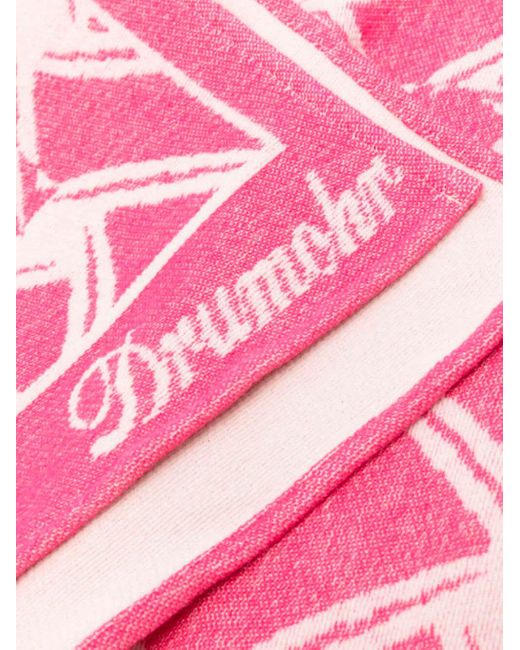 Drumohr Pink `` Beach Towel for men