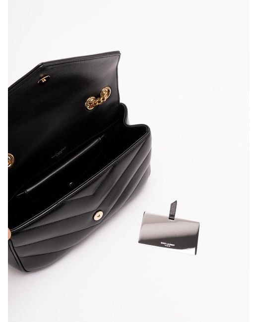 Saint Laurent Black 'Loulou' Small Bag