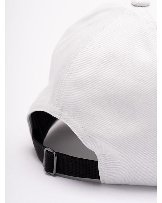 Moncler White Baseball Cap