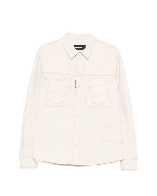 DSquared² White 'Carpenter' Shirt for men