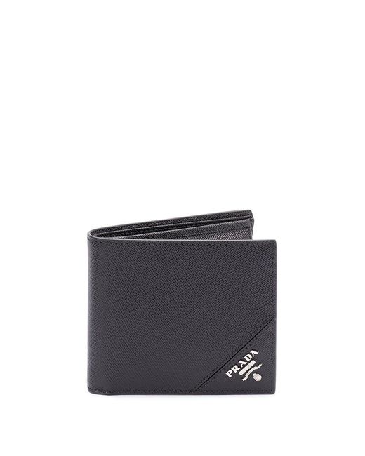 Prada Blue Saffiano Leather Wallet for men