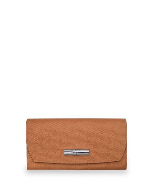 Longchamp Brown `Roseau` Wallet