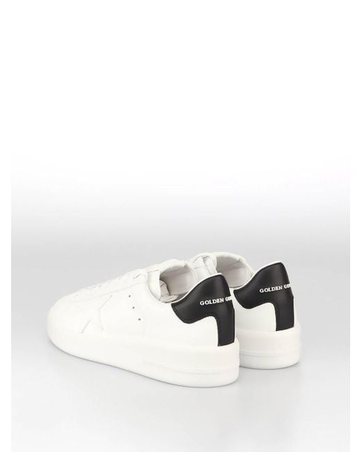 Golden Goose Deluxe Brand White `Pure Star` Sneakers for men