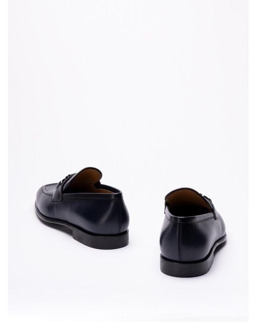 Ferragamo Blue `Foster` Loafers for men
