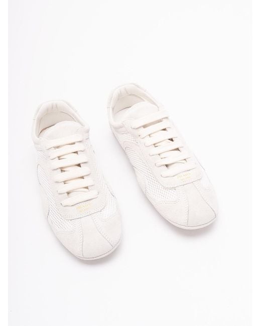 Prada White 'Montecarlo' Sneakers