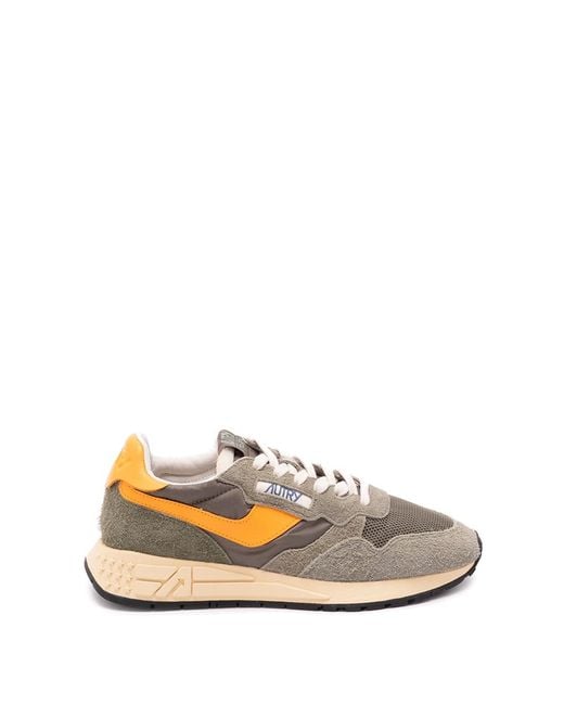 Autry White 'Reelwind Low' Sneakeras for men