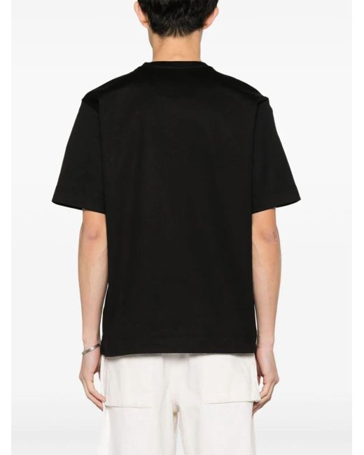 T-shirt con ricamo di Fendi in Black da Uomo