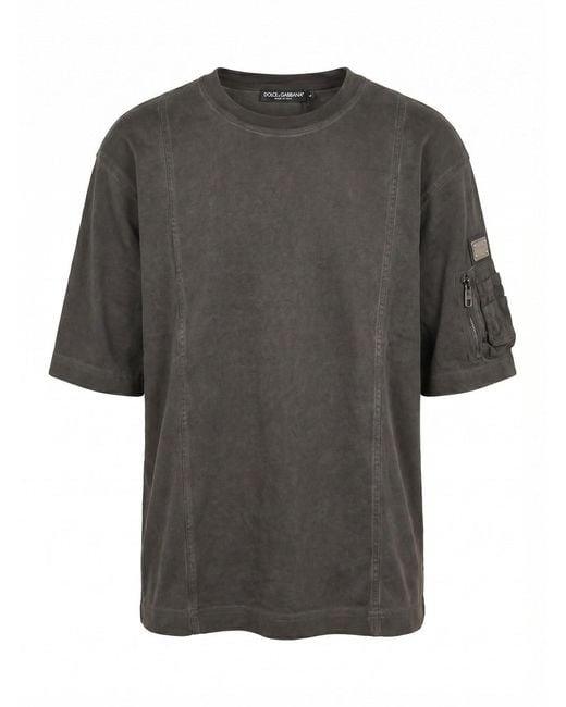 Dolce & Gabbana Gray Dolce & Gabbana T-Shirt for men