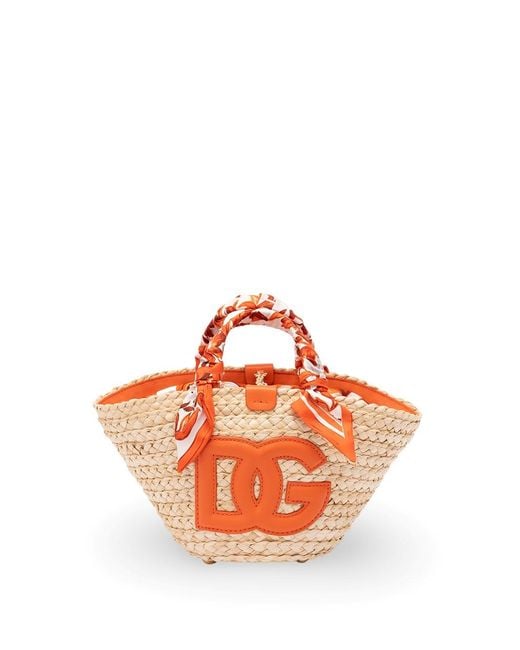 Dolce & Gabbana Orange 'Coffa' Bag