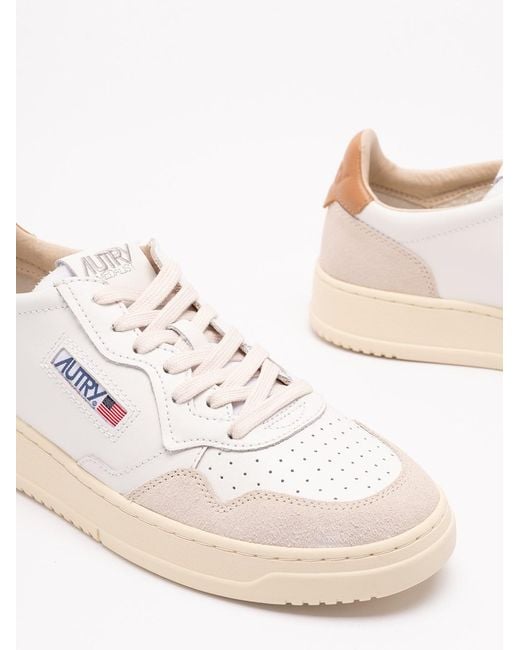 Autry Natural 'Medalist' Low Sneakers for men