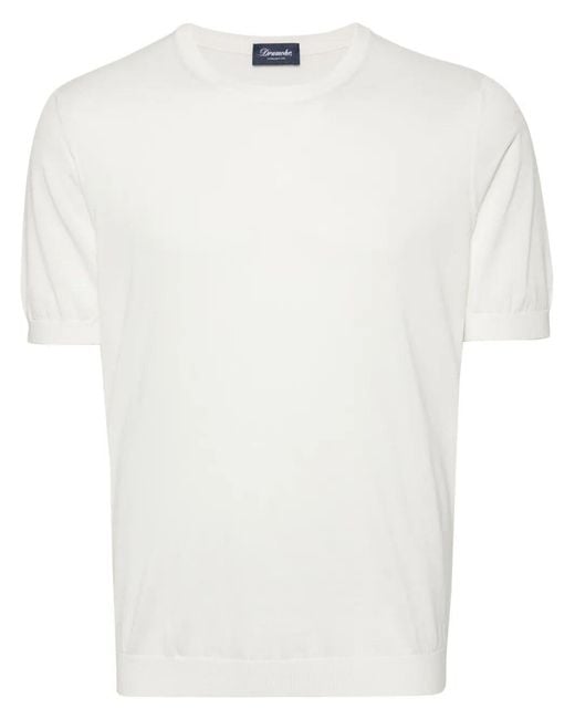 Drumohr White T-Shirt for men