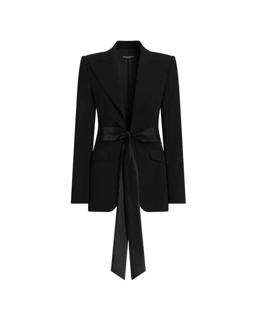 Dolce & Gabbana Black Evening Jacket