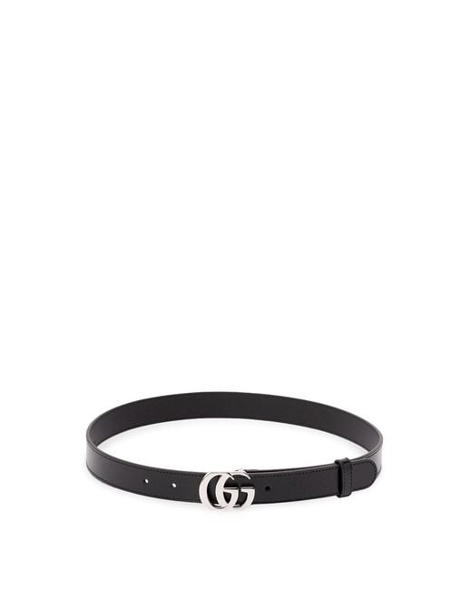 Gucci White Cornelius Belt 25