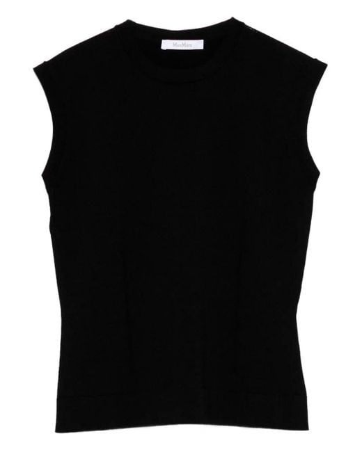 Max Mara Black 'Maxmara Pure' Top
