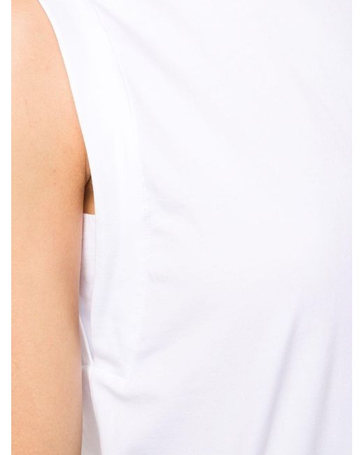 Brunello Cucinelli White Basic Tank Top