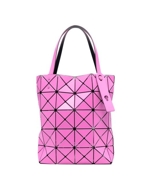 Bao Bao Issey Miyake `lucent Boxy` Tote Bag in Pink | Lyst