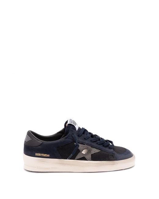 Golden Goose Deluxe Brand Blue 'Stardan' Sneakers for men