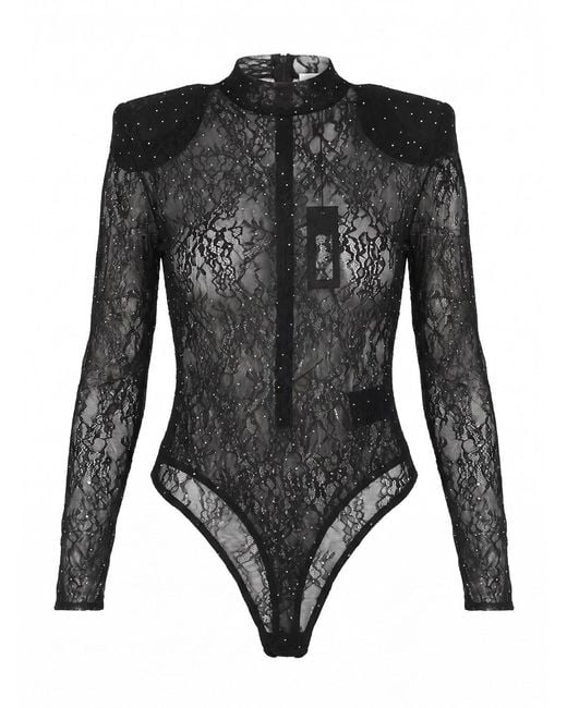 Nissa Black Bodysuit