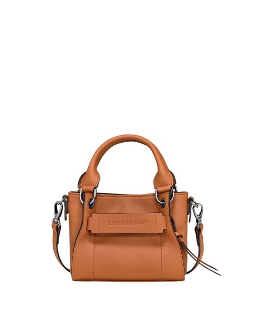 Longchamp Brown 3D' Extra Small Handbag