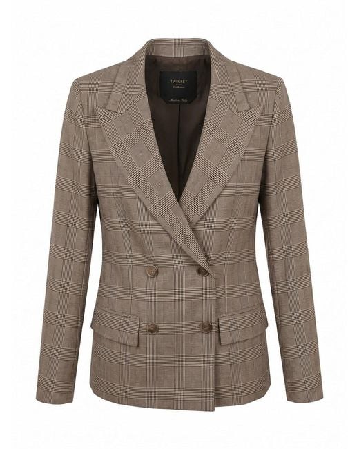 Twinset Brown Blazer
