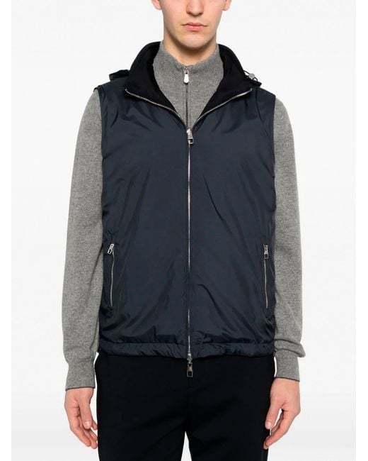Montecore Blue Reversible Gilet for men