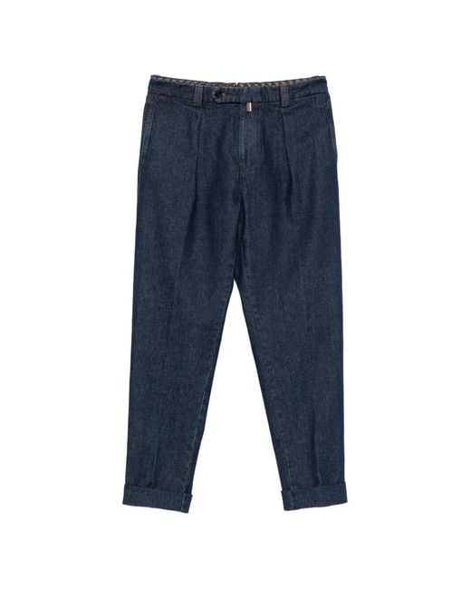 Berwich Blue Pants for men