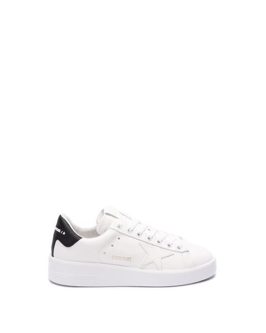 Golden Goose Deluxe Brand White `Pure Star` Sneakers