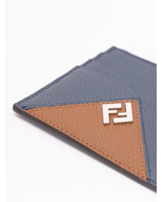Fendi Blue Card Case for men