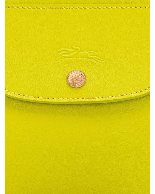 Longchamp Yellow 'Cabas Small Handbag