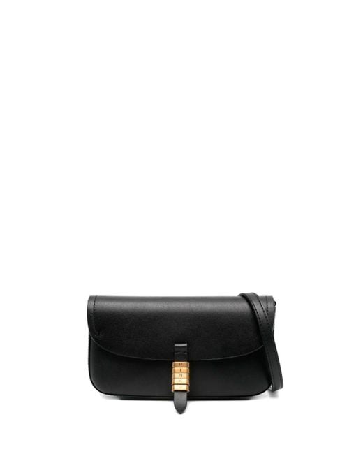 Pinko Black Flat Saddle Bag