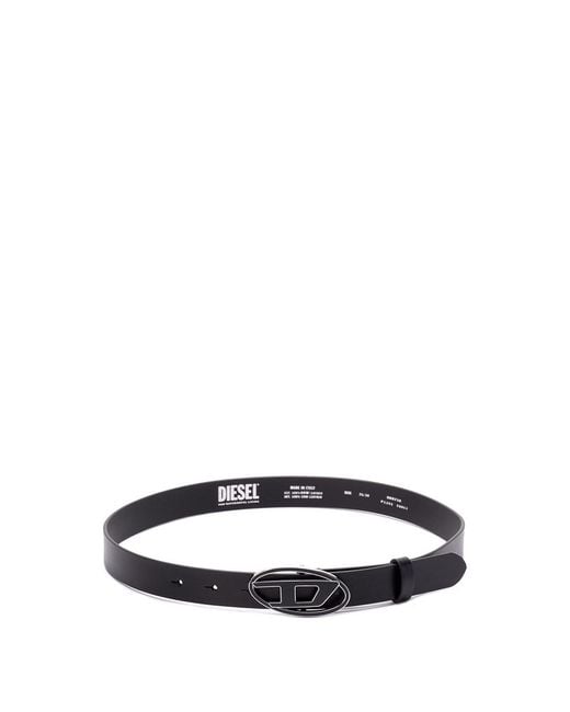 DIESEL White 'B-1Dr 25' Belt