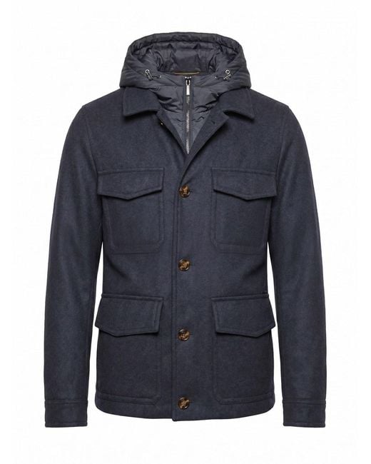 Moorer Blue 'Monti' Jacket for men