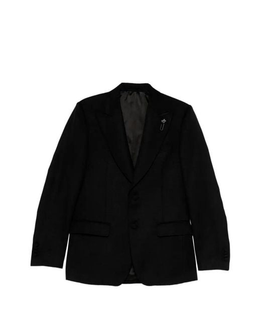 Lardini Black 'Attitude Drop 7 Reg' Jacket for men