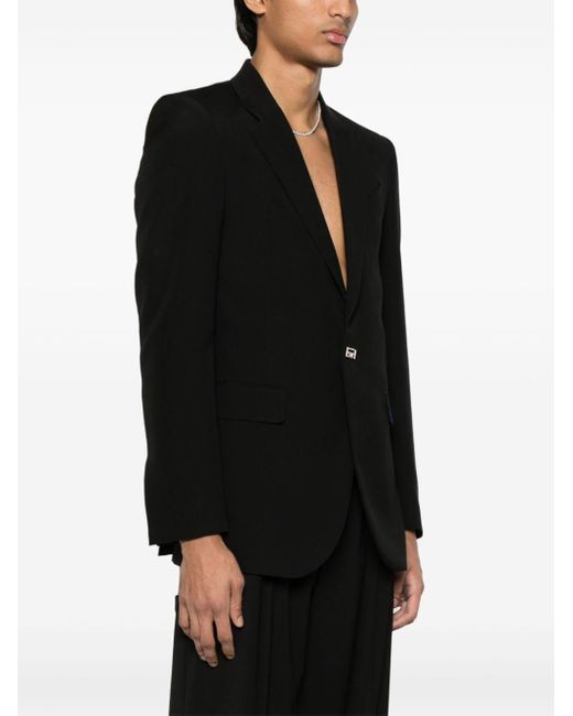Givenchy Black Single Breasted Jacket for men