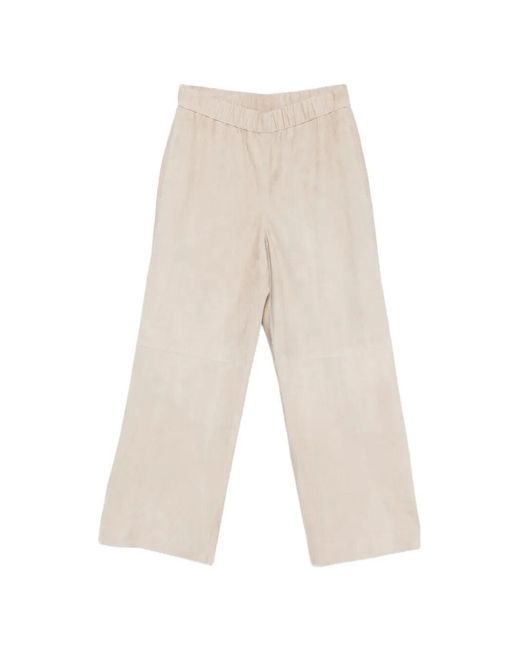 Manzoni 24 White Suede Pants