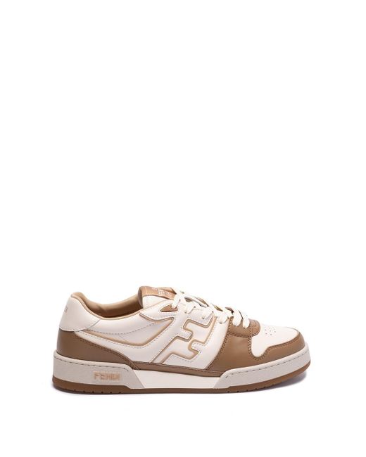 Fendi Brown `Match Mix` Sneakers for men