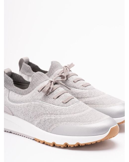 Brunello Cucinelli White Sneakers for men